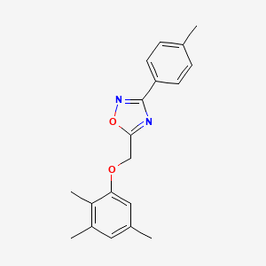 3-(4-Methylphenyl)-5-[(2,3,5-trimethylphenoxy)methyl]-1,2,4-oxadiazole