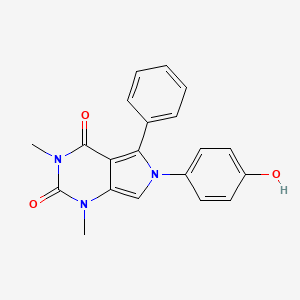 6-(4-hydroxyphenyl)-1,3-dimethyl-5-phenyl-1H-pyrrolo[3,4-d]pyrimidine-2,4(3H,6H)-dione