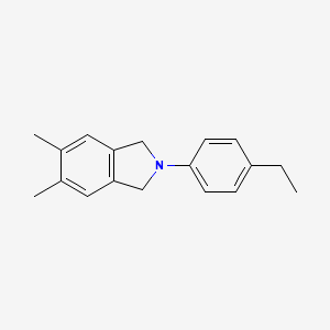 2-(4-ethylphenyl)-5,6-dimethyl-2,3-dihydro-1H-isoindole