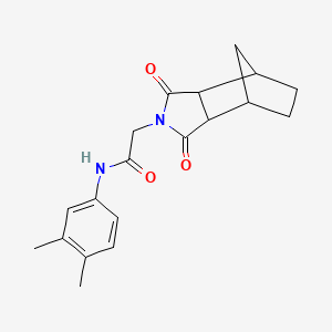 N-(3,4-dimethylphenyl)-2-(1,3-dioxooctahydro-2H-4,7-methanoisoindol-2-yl)acetamide