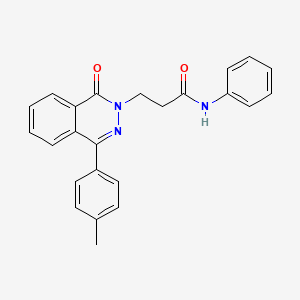 3-[4-(4-methylphenyl)-1-oxophthalazin-2(1H)-yl]-N-phenylpropanamide