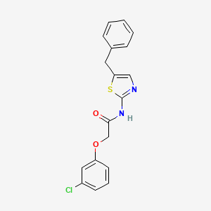 N-(5-benzyl-1,3-thiazol-2-yl)-2-(3-chlorophenoxy)acetamide