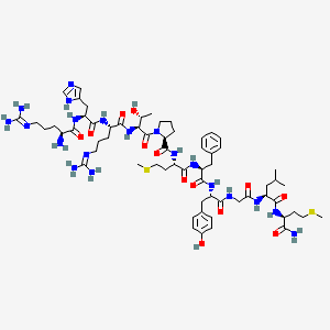 molecular formula C63H98N20O13S2 B1159357 Chromosome 14 tachykinin-like peptide 1 