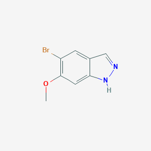molecular formula C8H7BrN2O B115936 5-溴-6-甲氧基-1H-吲唑 CAS No. 152626-78-3