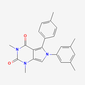 6-(3,5-dimethylphenyl)-1,3-dimethyl-5-(4-methylphenyl)-1H-pyrrolo[3,4-d]pyrimidine-2,4(3H,6H)-dione