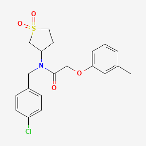 N-(4-chlorobenzyl)-N-(1,1-dioxidotetrahydrothiophen-3-yl)-2-(3-methylphenoxy)acetamide