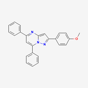 2-(4-Methoxyphenyl)-5,7-diphenylpyrazolo[1,5-a]pyrimidine