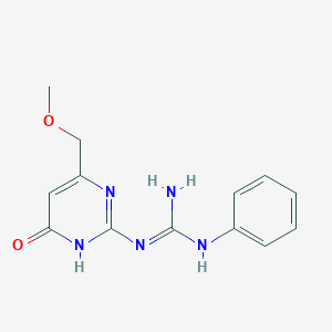 1-[4-(Methoxymethyl)-6-oxo-1,6-dihydropyrimidin-2-yl]-3-phenylguanidine