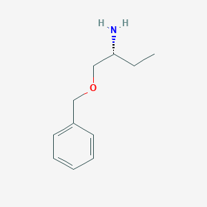 molecular formula C11H17NO B115941 (R)-(-)-2-Amino-1-benzyloxybutane CAS No. 142559-11-3