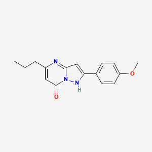 2-(4-Methoxyphenyl)-5-propylpyrazolo[1,5-a]pyrimidin-7-ol