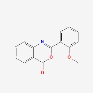 molecular formula C15H11NO3 B11594143 2-(2-methoxyphenyl)-4H-3,1-benzoxazin-4-one CAS No. 60681-96-1