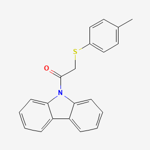 9-{[(4-methylphenyl)thio]acetyl}-9H-carbazole