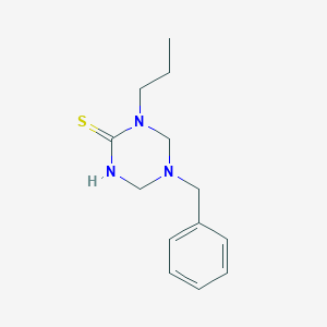 5-Benzyl-1-propyl-1,3,5-triazinane-2-thione