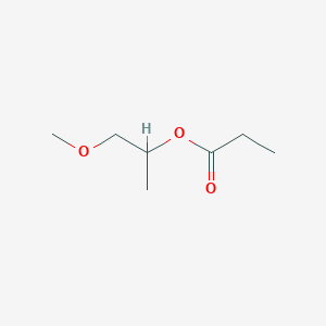 molecular formula C7H14O3 B115943 1-Methoxy-2-propyl propanoate CAS No. 148462-57-1