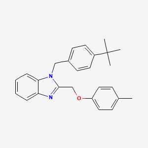 1-(4-tert-butylbenzyl)-2-[(4-methylphenoxy)methyl]-1H-benzimidazole