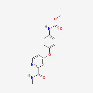molecular formula C₁₆H₁₇N₃O₄ B1159483 Pape-ethyl carbamate 