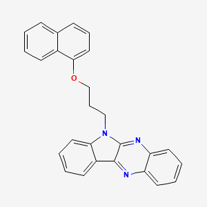 6-[3-(naphthalen-1-yloxy)propyl]-6H-indolo[2,3-b]quinoxaline