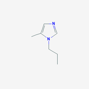 molecular formula C7H12N2 B115950 5-Methyl-1-propylimidazole CAS No. 144748-27-6