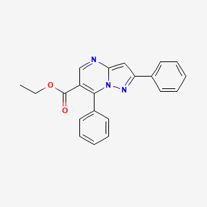 Ethyl 2,7-diphenylpyrazolo[1,5-a]pyrimidine-6-carboxylate