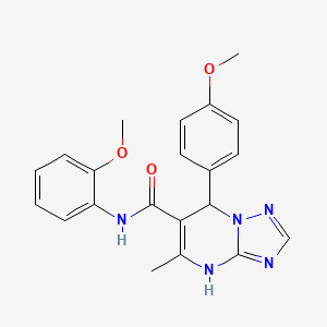 N-(2-methoxyphenyl)-7-(4-methoxyphenyl)-5-methyl-4,7-dihydro[1,2,4]triazolo[1,5-a]pyrimidine-6-carboxamide