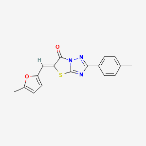 (5Z)-5-[(5-methylfuran-2-yl)methylidene]-2-(4-methylphenyl)[1,3]thiazolo[3,2-b][1,2,4]triazol-6(5H)-one