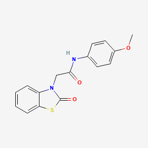 N-(4-Methoxy-phenyl)-2-(2-oxo-benzothiazol-3-yl)-acetamide