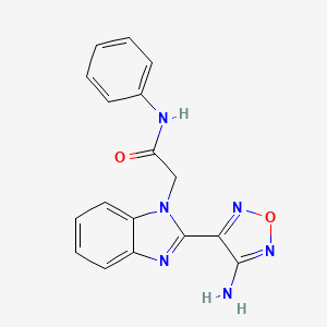 2-[2-(4-Amino-furazan-3-yl)-benzoimidazol-1-yl]-N-phenyl-acetamide