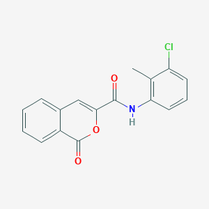 N-(3-chloro-2-methylphenyl)-1-oxo-1H-isochromene-3-carboxamide