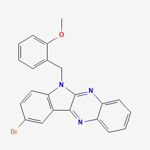 9-bromo-6-(2-methoxybenzyl)-6H-indolo[2,3-b]quinoxaline