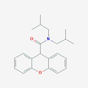 N,N-bis(2-methylpropyl)-9H-xanthene-9-carboxamide