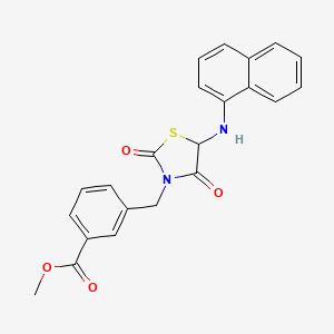 Methyl 3-{[5-(naphthylamino)-2,4-dioxo-1,3-thiazolidin-3-yl]methyl}benzoate