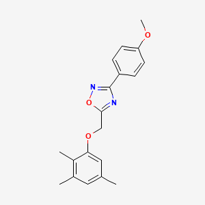 3-(4-Methoxyphenyl)-5-[(2,3,5-trimethylphenoxy)methyl]-1,2,4-oxadiazole