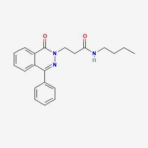 N-butyl-3-(1-oxo-4-phenylphthalazin-2(1H)-yl)propanamide