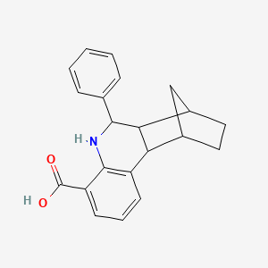 6-Phenyl-5,6,6a,7,8,9,10,10a-octahydro-7,10-methanophenanthridine-4-carboxylic acid