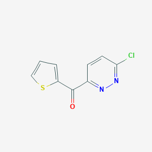 molecular formula C9H5ClN2OS B115962 3-Chloro-6-(2-thienylcarbonyl)pyridazine CAS No. 146233-34-3