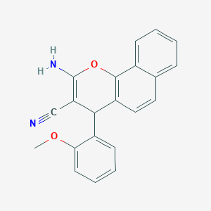 2-amino-4-(2-methoxyphenyl)-4H-benzo[h]chromene-3-carbonitrile