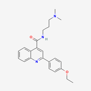 N-[3-(dimethylamino)propyl]-2-(4-ethoxyphenyl)quinoline-4-carboxamide