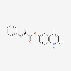 (2,2,4-trimethyl-1H-quinolin-6-yl) (E)-3-phenylprop-2-enoate