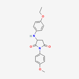 3-[(4-Ethoxyphenyl)amino]-1-(4-methoxyphenyl)pyrrolidine-2,5-dione