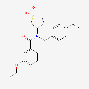 N-(1,1-dioxidotetrahydrothiophen-3-yl)-3-ethoxy-N-(4-ethylbenzyl)benzamide