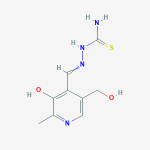 molecular formula C9H12N4O2S B11596426 Pyridoxal monothiosemicarbazone CAS No. 3814-80-0