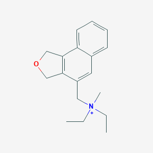 molecular formula C18H24NO+ B11596436 N-(1,3-dihydronaphtho[1,2-c]furan-4-ylmethyl)-N-ethyl-N-methylethanaminium 