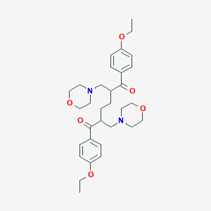 1,6-Bis(4-ethoxyphenyl)-2,5-bis(morpholin-4-ylmethyl)hexane-1,6-dione