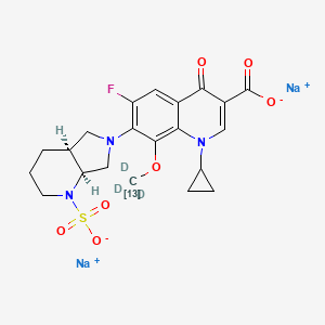 Moxifloxacin-13Cd3 N-Sulfate Disodium Salt