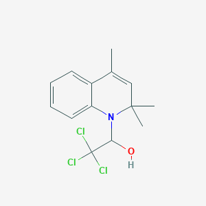 2,2,2-Trichloro-1-(2,2,4-trimethylquinolin-1-yl)ethanol