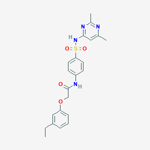 N-{4-[(2,6-dimethylpyrimidin-4-yl)sulfamoyl]phenyl}-2-(3-ethylphenoxy)acetamide