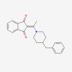 2-[1-(4-benzylpiperidin-1-yl)ethylidene]-1H-indene-1,3(2H)-dione