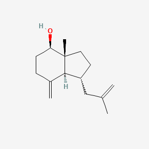 molecular formula C15H24O B1159698 4(15),11-Oppositadien-1-ol CAS No. 70389-96-7