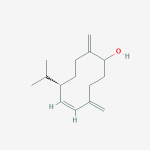 molecular formula C15H24O B1159704 (7S)-7-isopropyl-4,10-dimethylenecyclodec-5-enol CAS No. 81968-62-9
