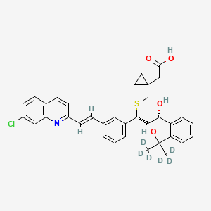 molecular formula C₃₅H₃₀D₆ClNO₄S B1159708 21(S)-Hydroxy Montelukast-d6 